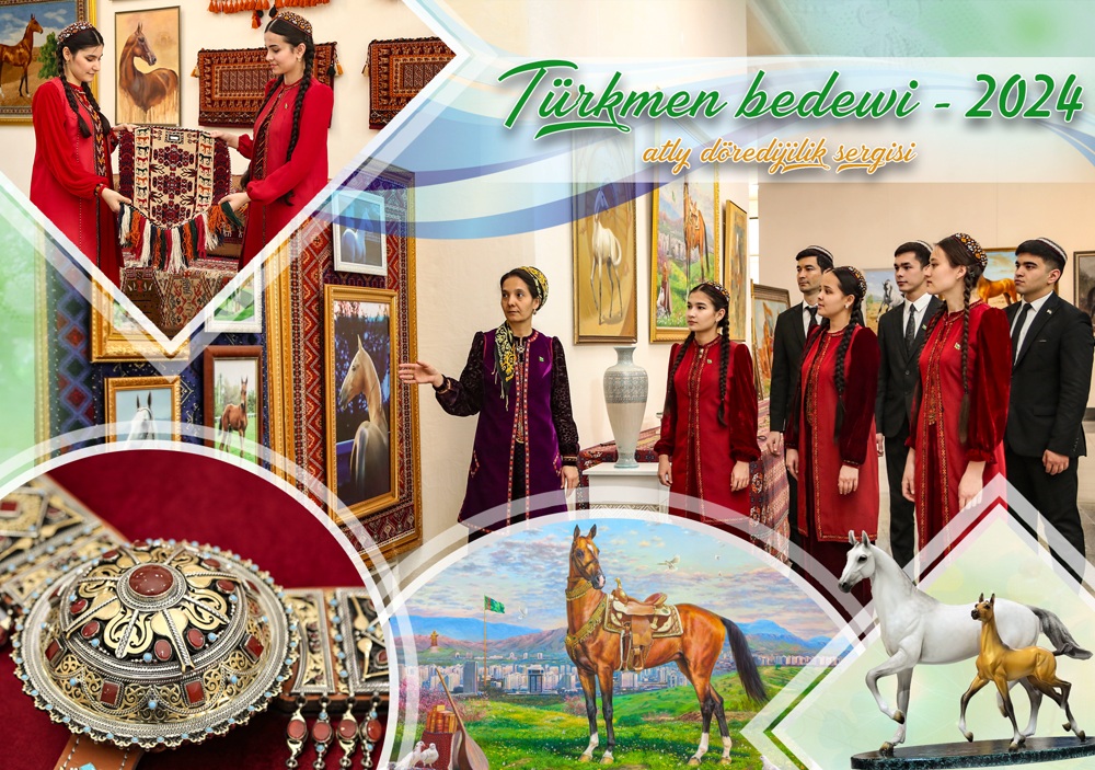 Türkmen bedewiniň baýramyna bagyşlanan sergi