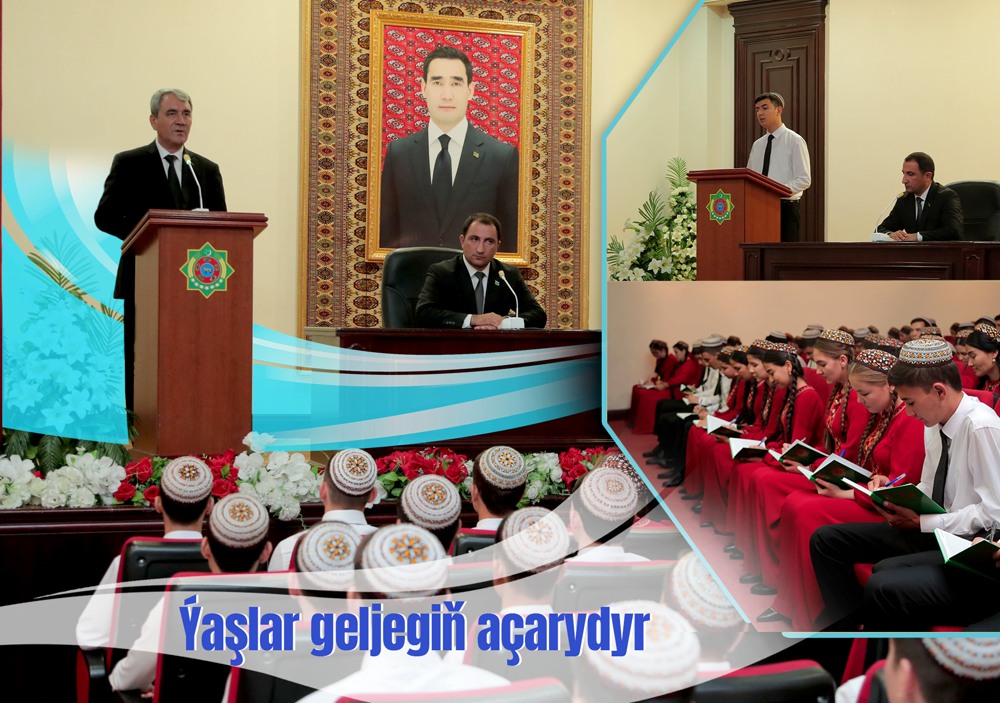 Ýaşlar geljegiň açarydyr