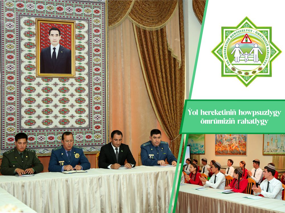 “Ýol hereketiniň howpsuzlygy-ömrümiziň rahatlygy” atly wagyz-nesihat duşuşygy geçirildi