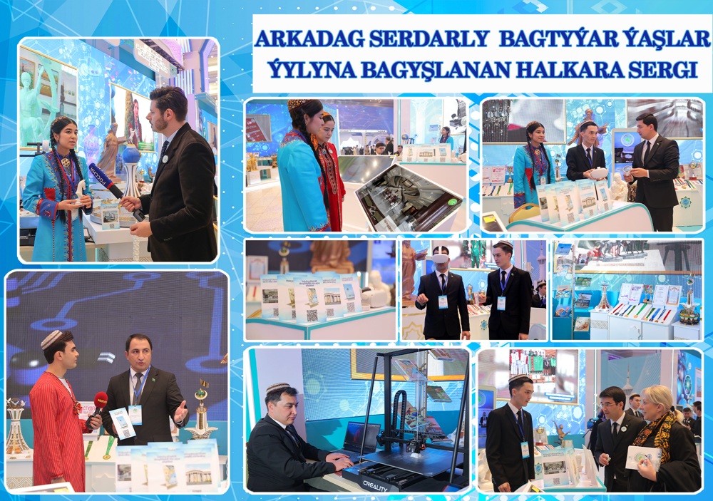«Arkadag Serdarly bagtyýar ýaşlar»  ýylyna bagyşlanan halkara sergi