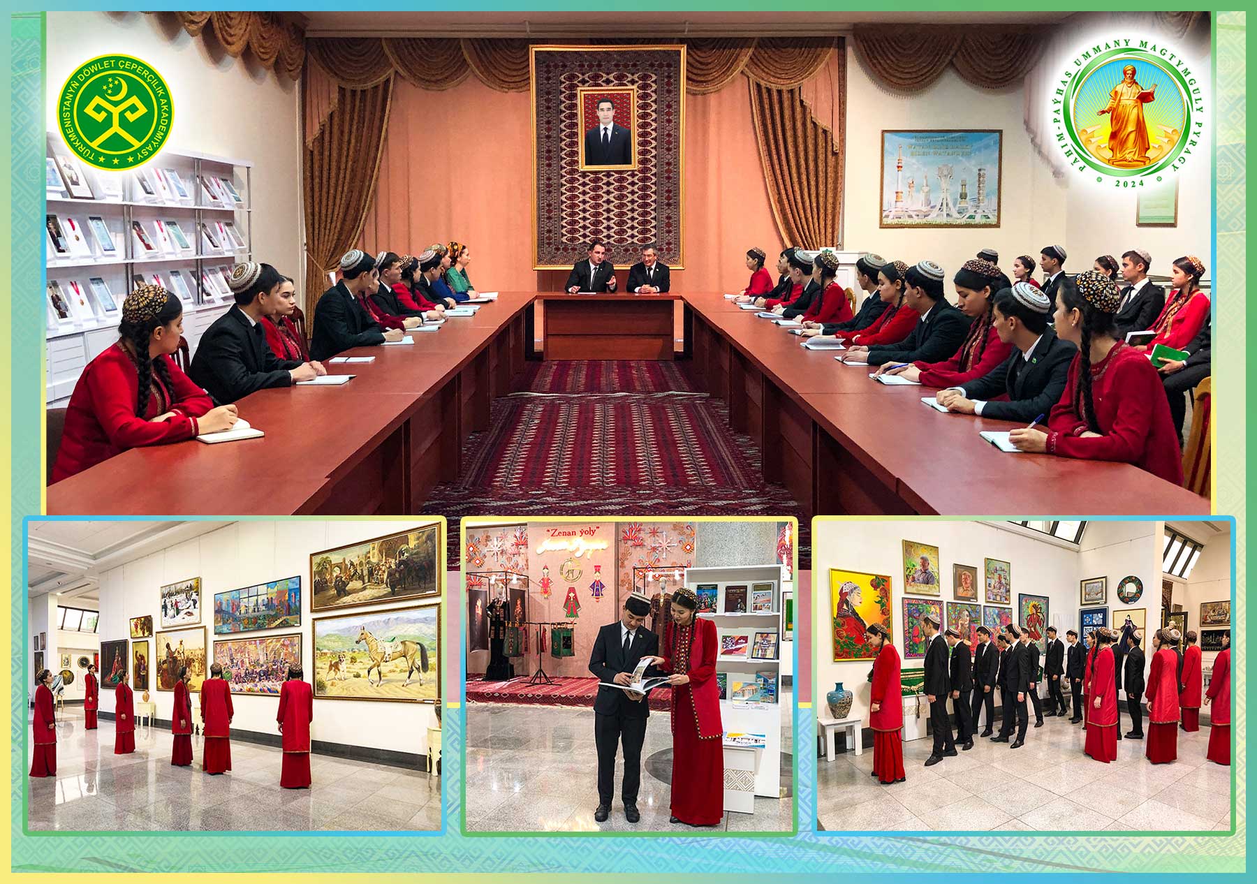 “Ösüş arkaly parahatçylyk ýörelgesine ygrarly Türkmenistan Watanym” atly ylmy-amaly maslahaty geçirildi