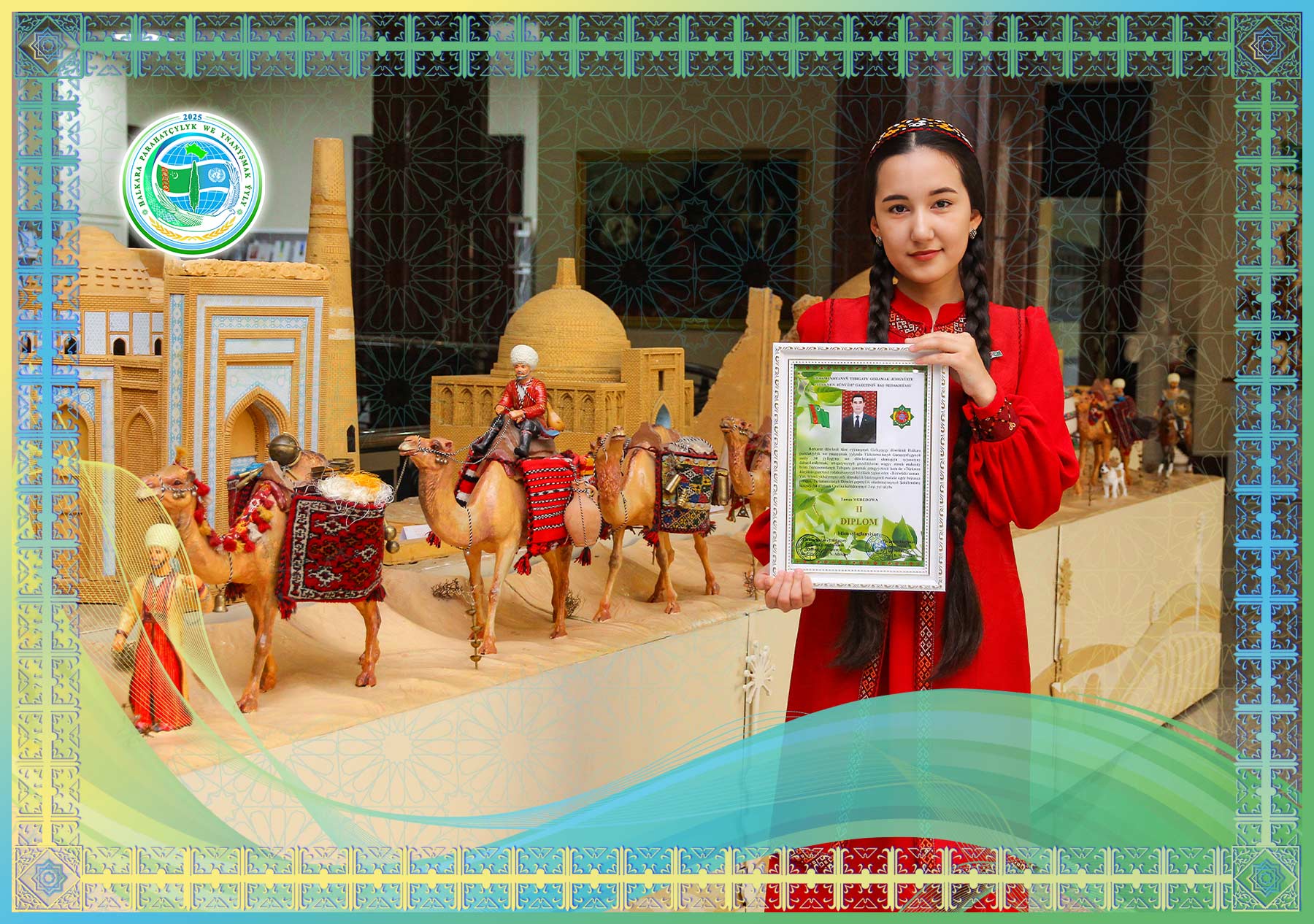 Ýaş zehinli talybyň döredijilik üstünligi