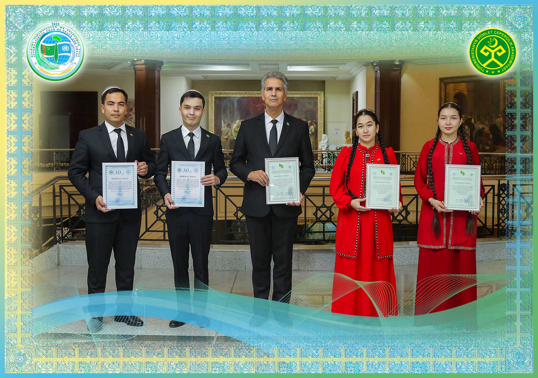 «Parahatçylyk we ynanyşmak –  Bitaraplygyň binýady» atly döredijilik bäsleşiginiň ýeňijileri