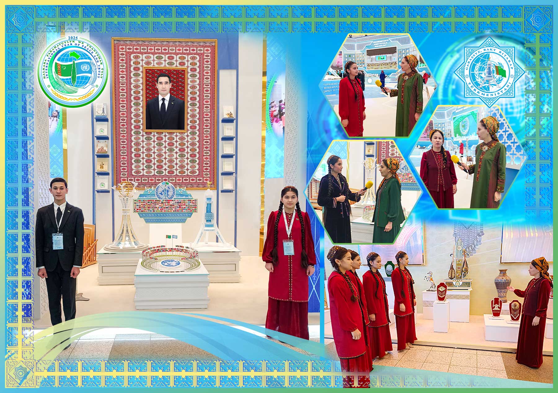 Hemişelik Bitaraplygymyzyň şanly 30 ýyllygyna bagyşlanan sergi geçirildi