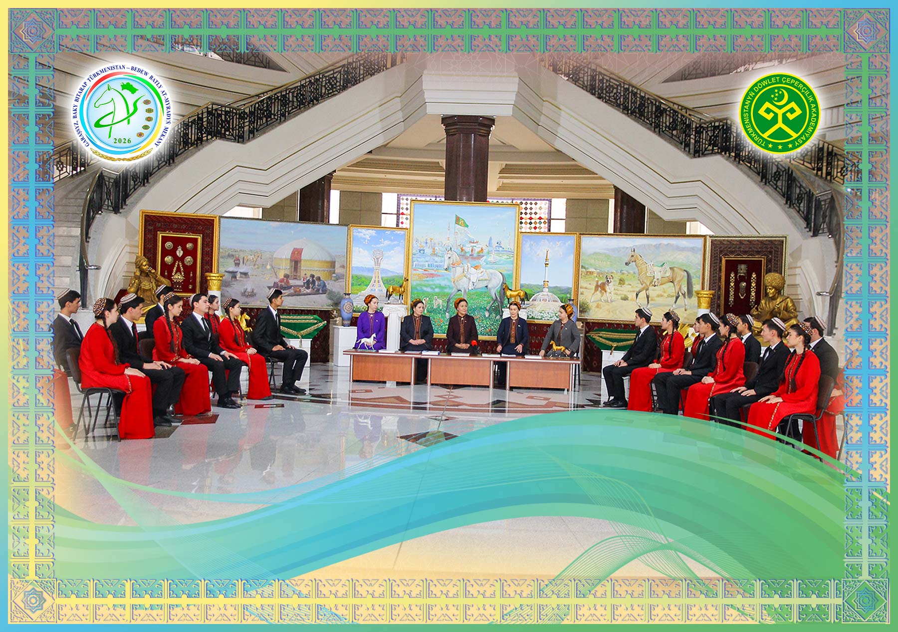 «Garaşsyz, baky Bitarap Türkmenistan – bedew batly  at-myradyň mekany» ýylyna bagyşlanyp döredijilik duşuşygy geçirildi