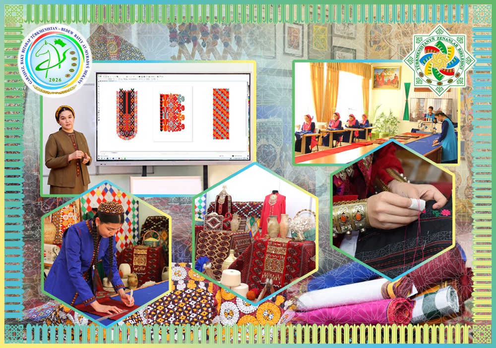 Türkmen keşdeçilik sungaty – naýbaşy mirasymyz