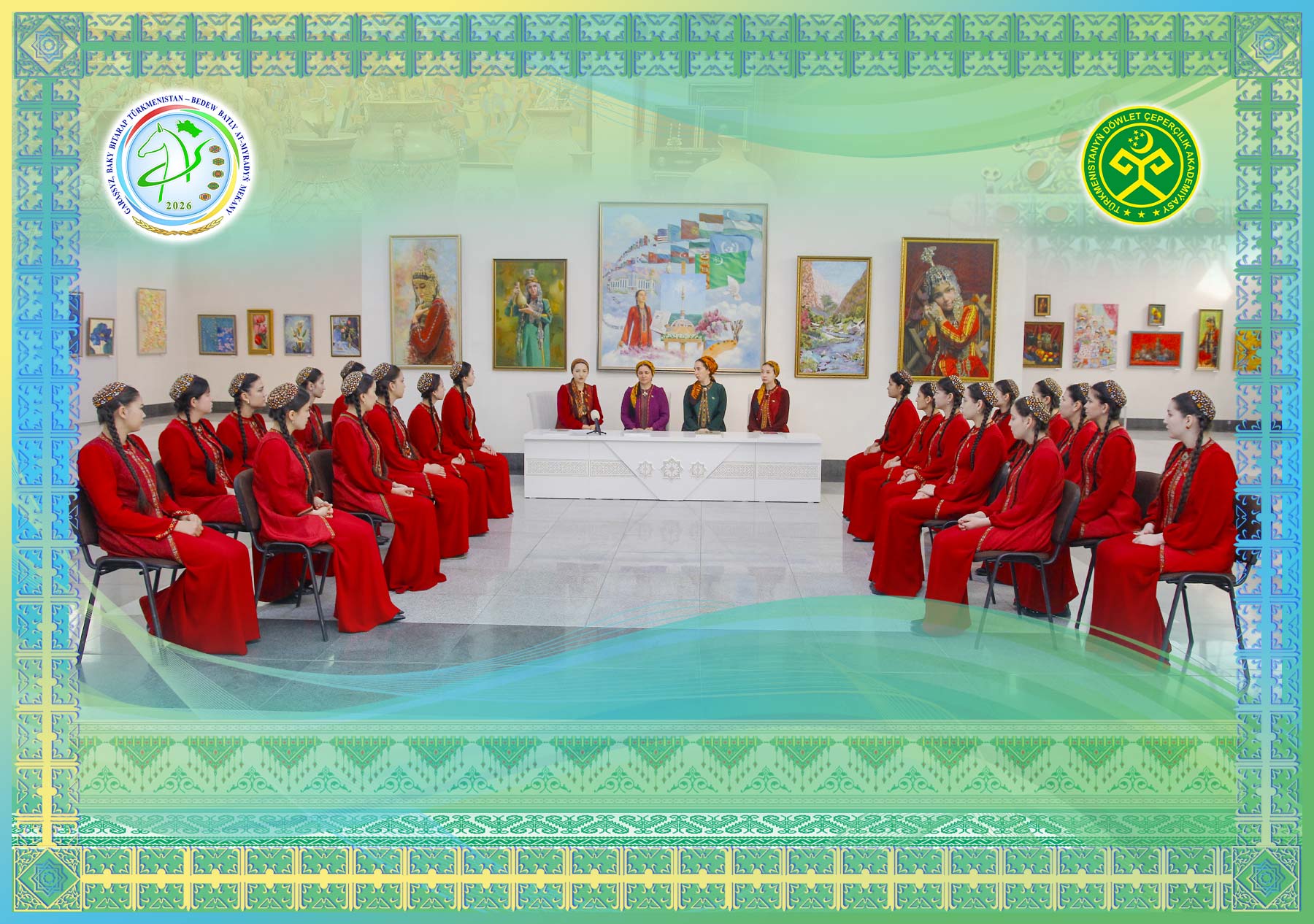 Güne garşy dogan Aýy, gözel sen