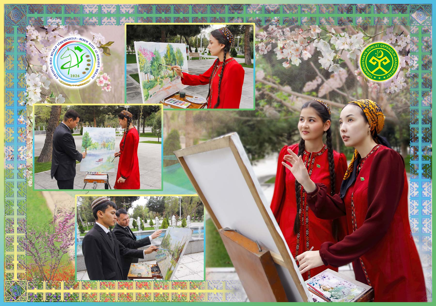 Açyk howada tejribelik sapagy geçirildi